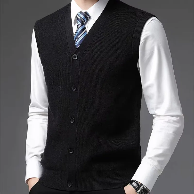 TAILORED WOOL BLEND VEST