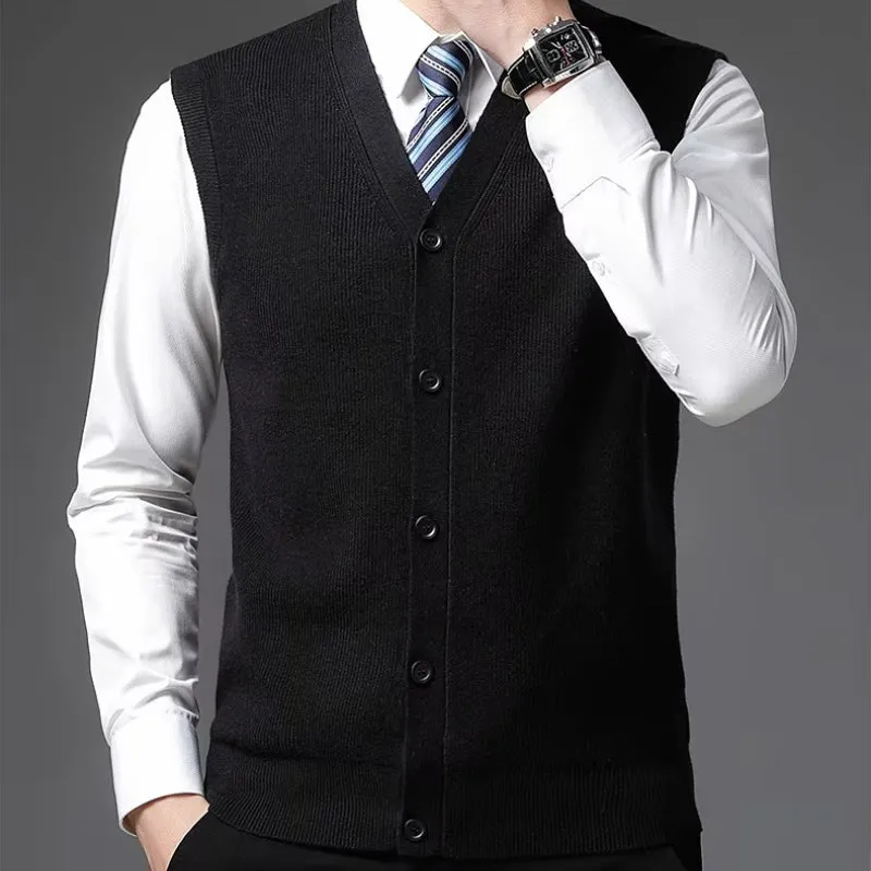 TAILORED WOOL BLEND VEST