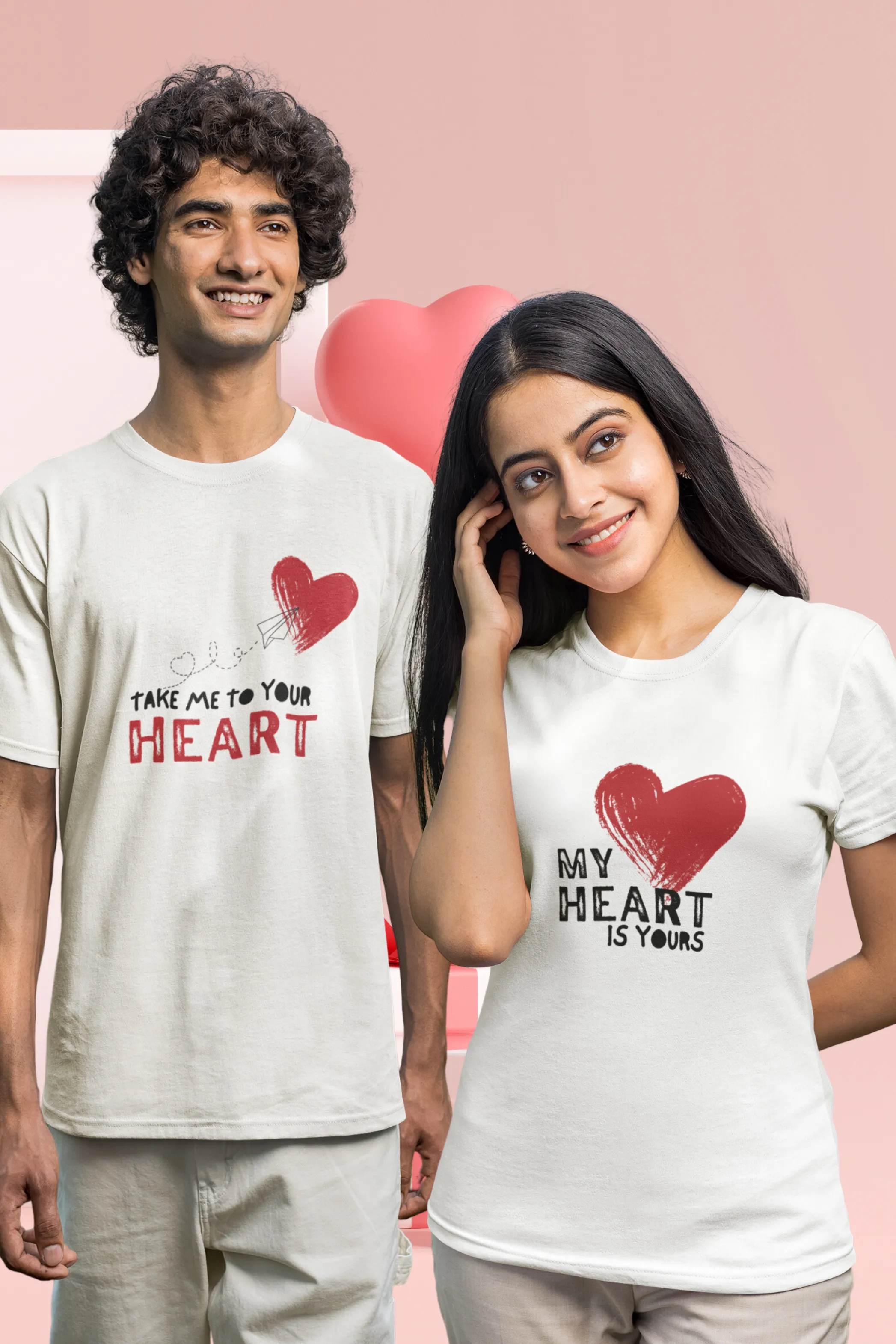 Take My Heart Couple T Shirt