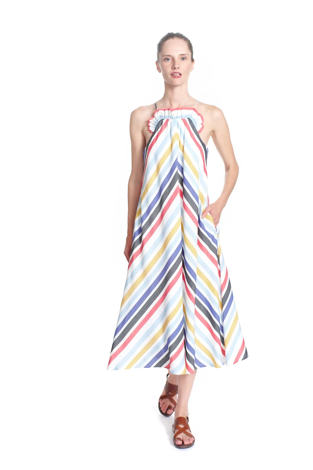 THE CORA DRESS-STRIPE