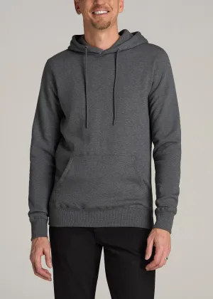 Wearever Fleece Pullover Men's Tall Hoodie in Charcoal Mix